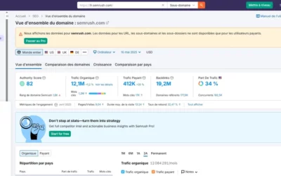 Semrush : L’outil pour maîtriser votre SEO plus simplement !