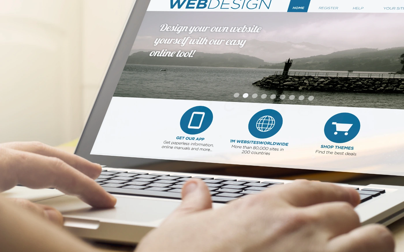 Illustration de la partie Intégration sur votre CMS dans la page de rédacteur web freelance à Madagascar