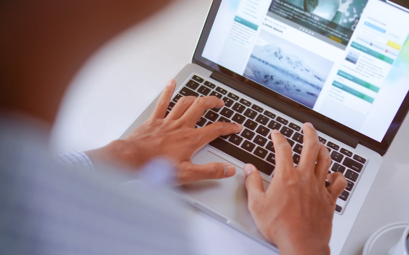 Illustration de la partie rédaction d'article de blog dans la page de rédacteur web freelance à Madagascar